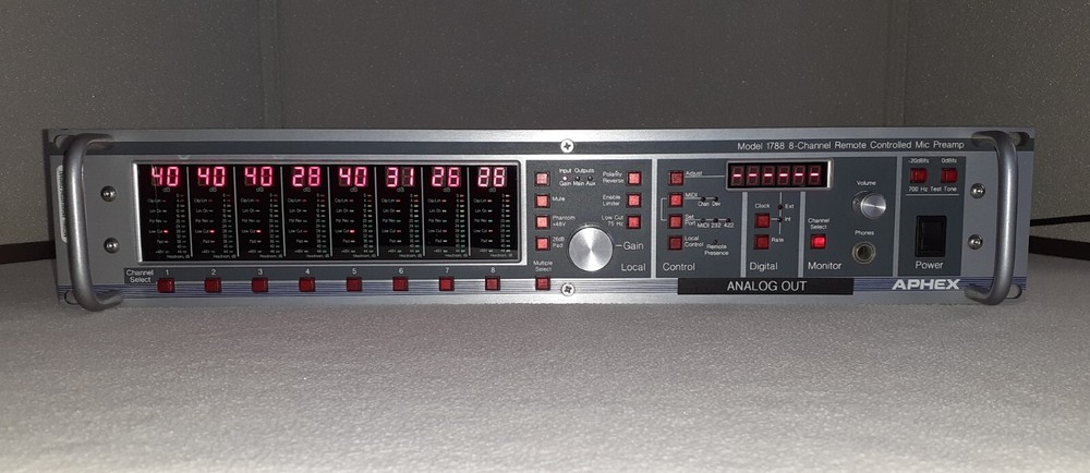 Aphex Model 1788 8-Channel Remote Controlled Microphone Preamplifier