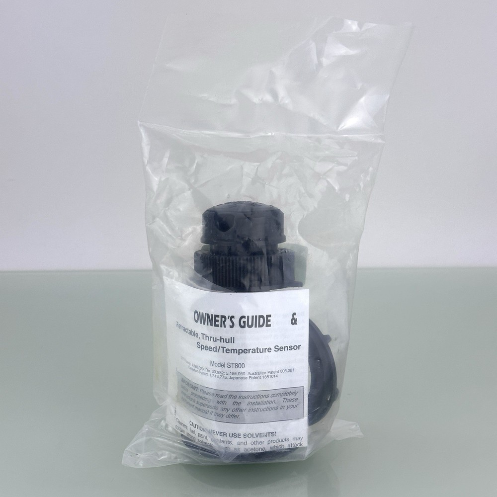 Retractable Thru-Hull Speed & Temperature Sensor Model ST800 - Plastic