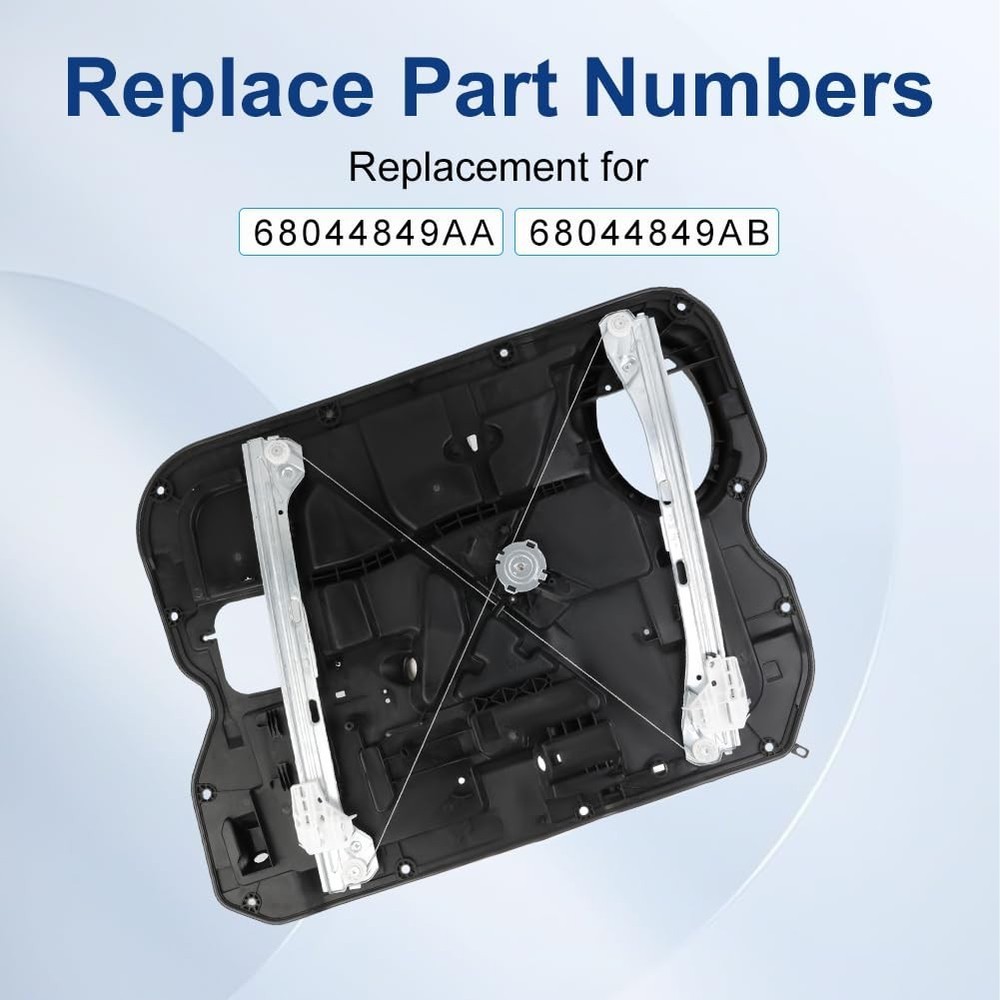 Front Driver Side Window Regulator with Motor Replacement for 2009-2012 Ram