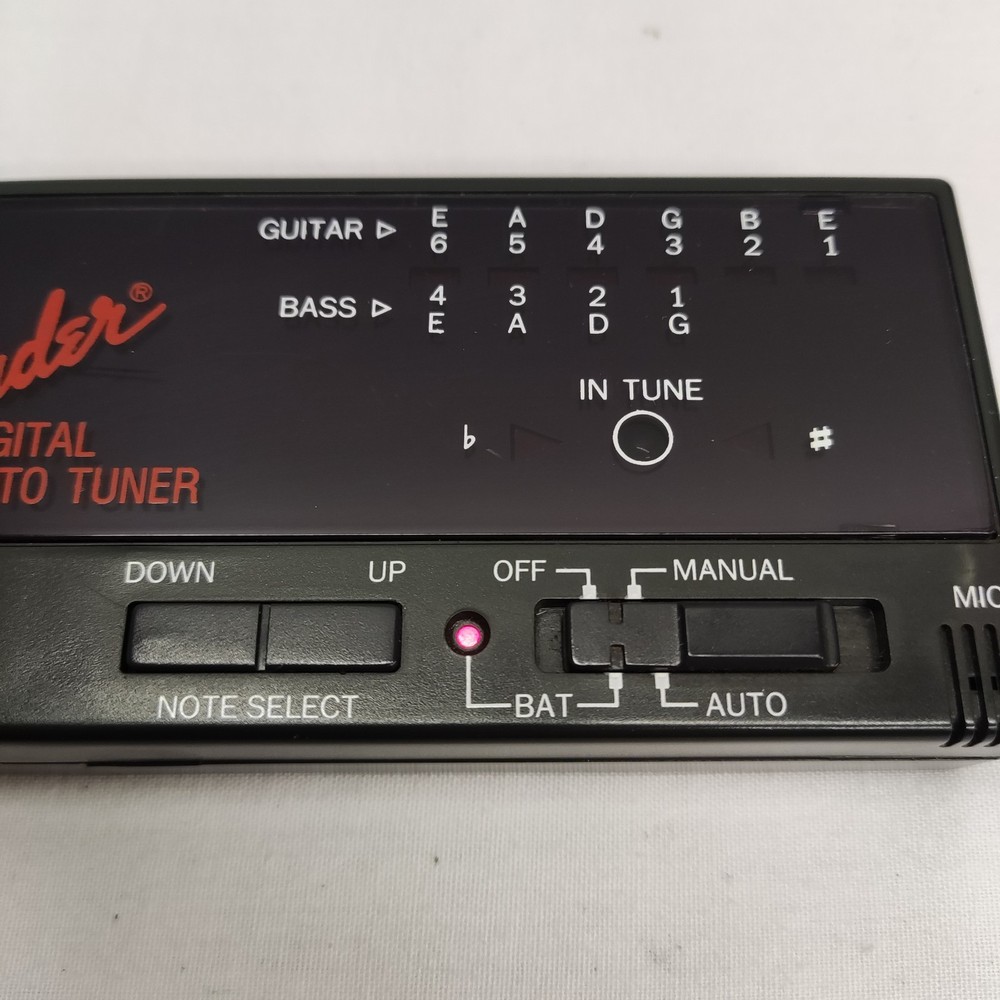 FENDER DIGITAL AUTO TUNER TX-1000 & CASE