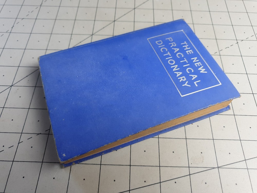 The New Practical Dictionary Collins 1954 Hardback Book