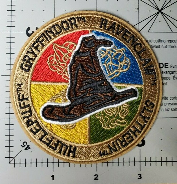 Harry Potter Hogwarts Sorting Hat  Circle Patch 3 1/2 inches tall