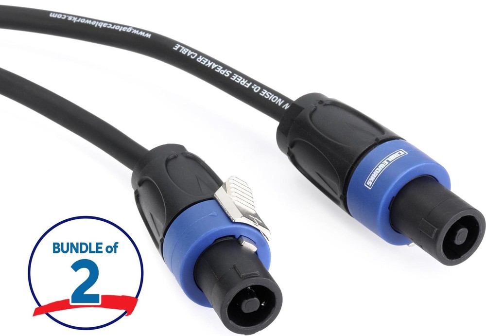 Gator Cableworks Composer Series Speaker Cable (2 Pack) - 50 foot