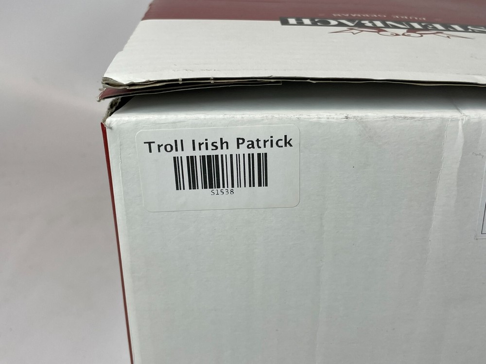 Steinbach Erzgebirge Germany Nutcracker Troll Irish Patrick Nutcracker BOX ONLY