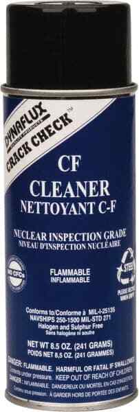 Dynaflux CF315 Crack Detection NDT Nuclear Cleaner 8.5 Ounce Aerosol Can