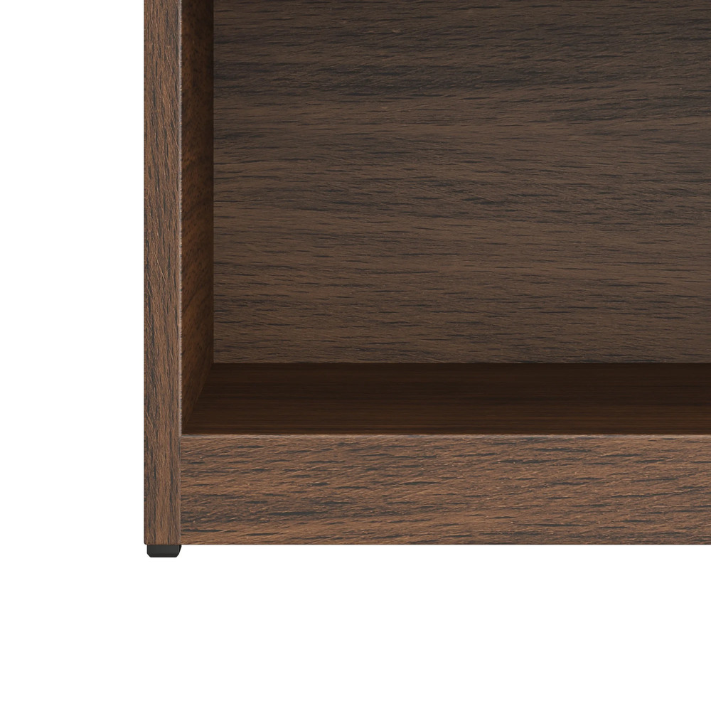 Ardent Open Shelf Modular Storage System, Walnut