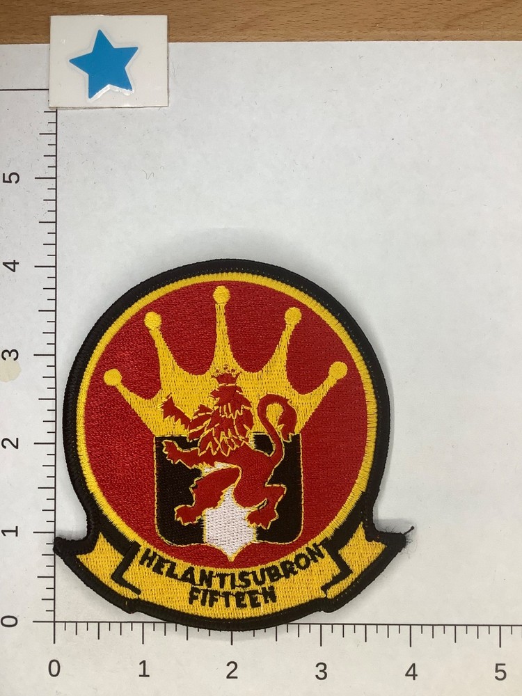 US NAVY HELANTISUBRON FIFTEEN SQUADRON PATCH
