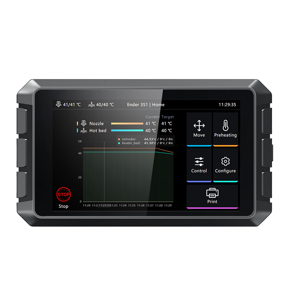 Creality Sonic Pad Klipper, 7 Inch Touch Screen 3D Printer Accessories