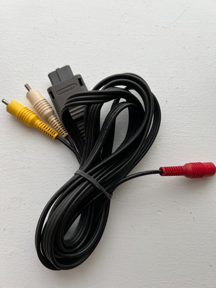*OFFICIAL AUTHENTIC Nintendo N64 Gamecube SNES AV RCA Video Cable