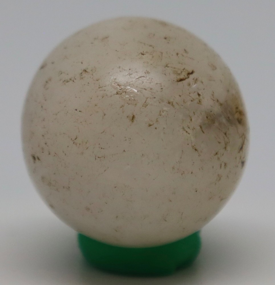 ancient unique white agate bead 21.5mm / 20.5mm