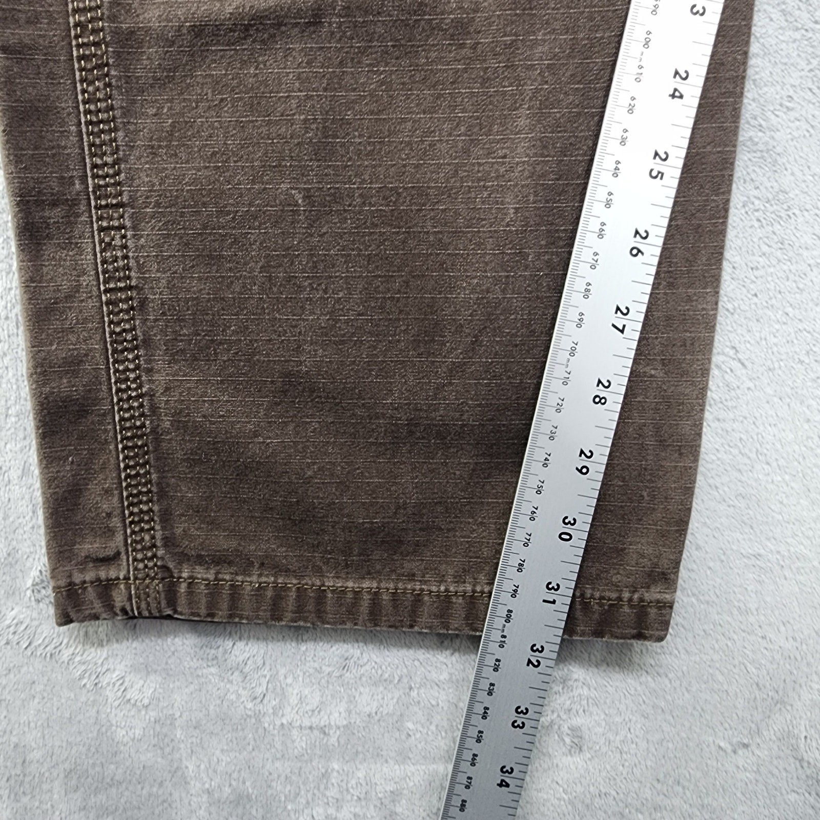 Vintage Wrangler Pants Mens 38x32 Brown Carpenter Double Knee Riggs Workwear