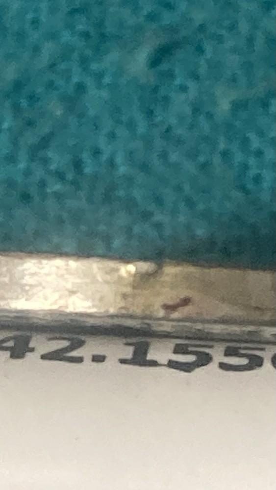 1990P unknown metal retained on rim Well CirculatedRef#A36