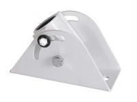Angled ceiling plate - white
