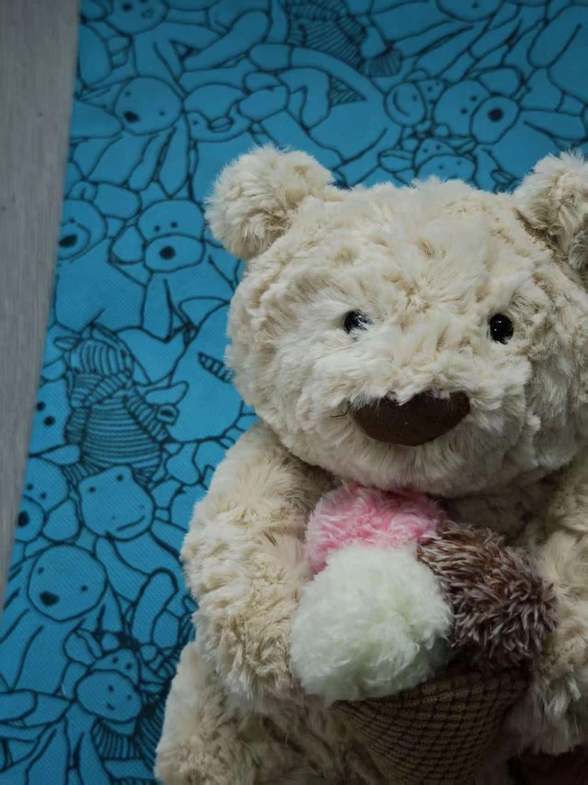 Jellycat Bartholomew Bear Ice Cream Oatus Bear NYC Exclusive