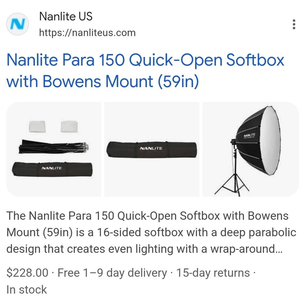 Nanlite Pro Parabolic 150