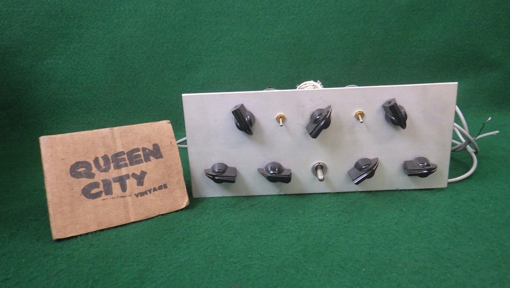 Vintage Home Built Phono-Tuner-Mic-Receiver Switch 1960s Electronics