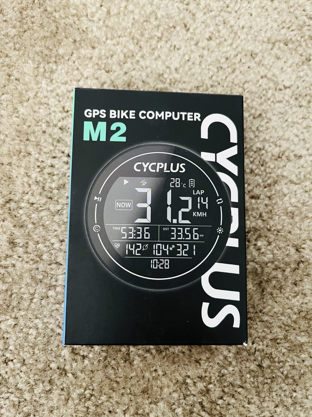 CYCPLUS Wireless GPS Bike Computer, ANT+ Bluetooth Cycling Speedometer Odometer