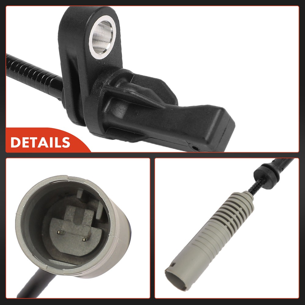 4PCS Front and Rear ABS Wheel Speed Sensor for BMW M5 E60 M6 E63 E64 2006-2010