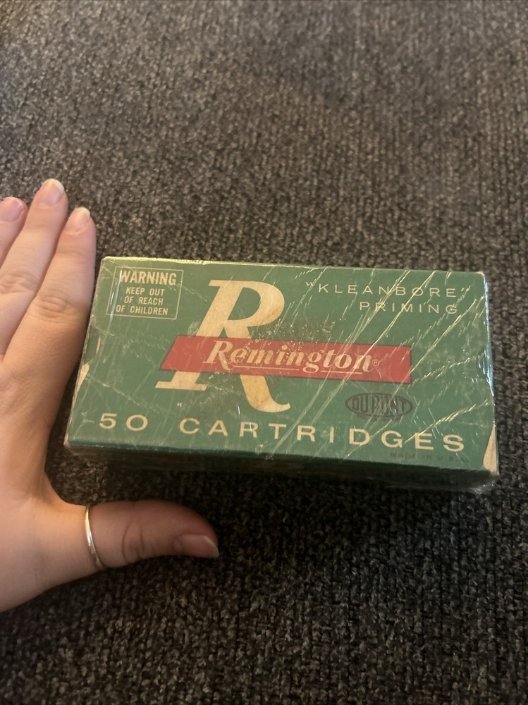 Vintage Remington Kleanbore 45Auto Empty Ammo Box
