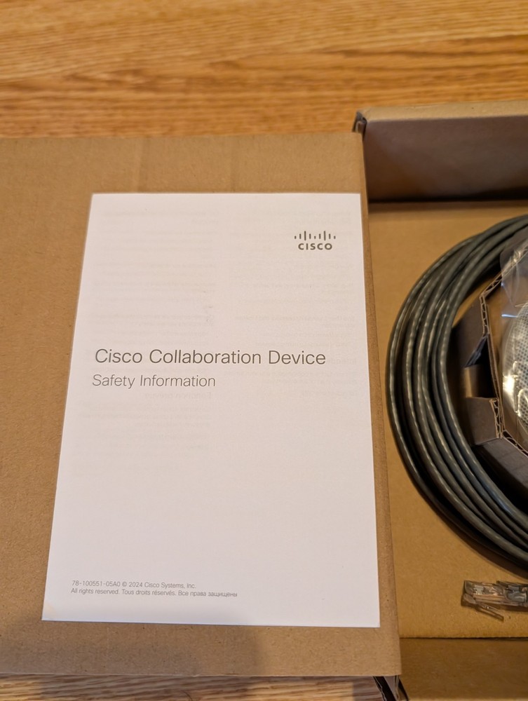 CISCO CS-MIC-ARRAY-T Table Microphone Pro Video Conferencing Multi-directional