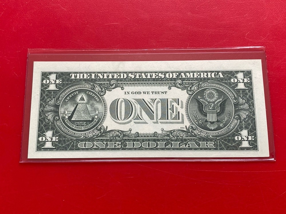 1995 STAR NOTE $1 Dollar Bill ( NEW YORK B ) UNCIRCULATED