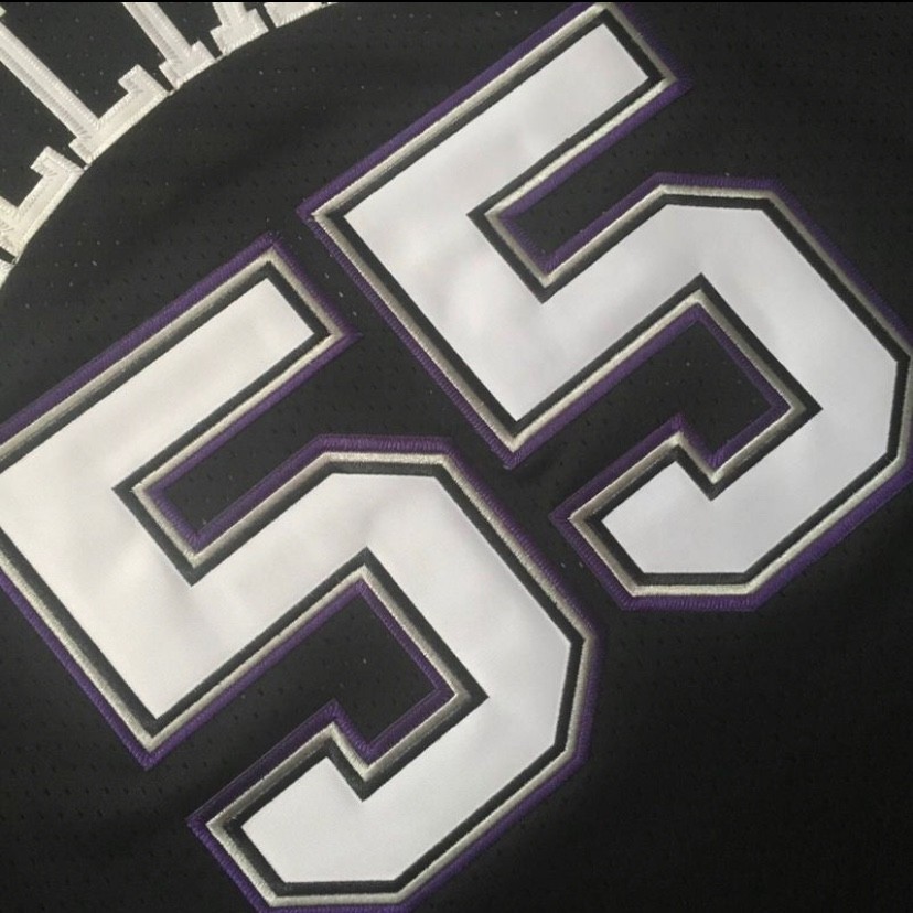 Sacramento Kings Jason Williams retro vintage black basketball jersey