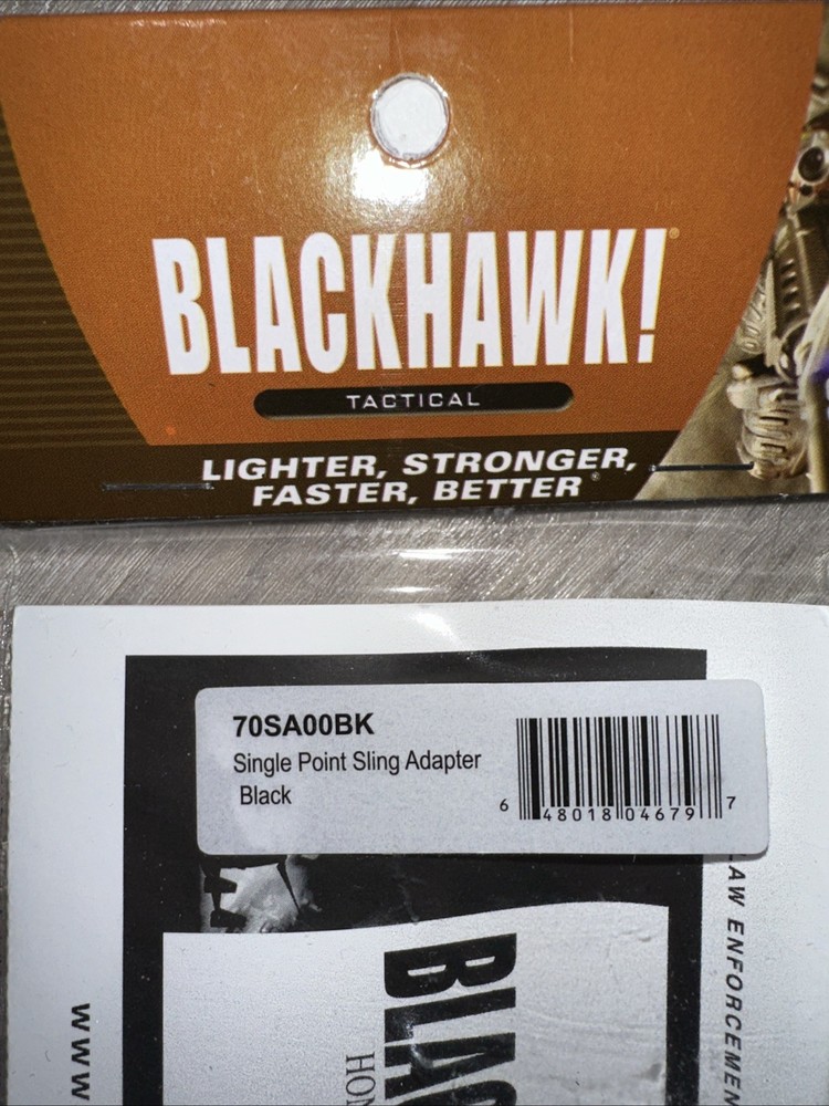 Blackhawk 70SA00BK Single-Point Sling Adapter