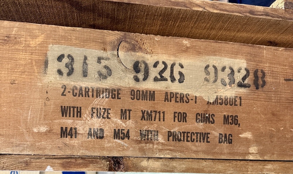 Large Wooden Ammo Crate