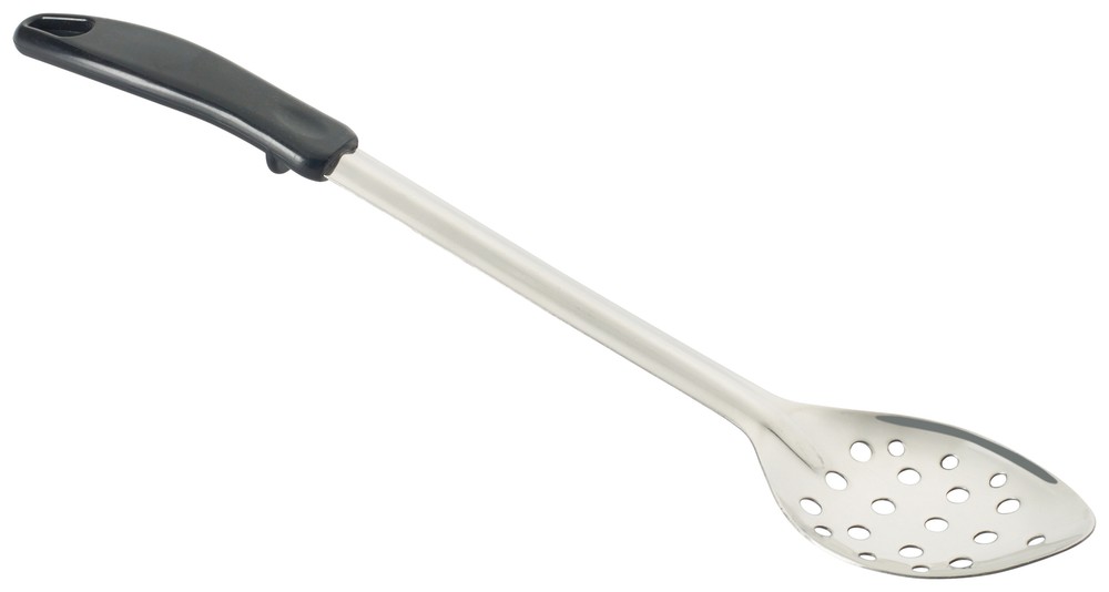 15" Perf Basting Spoon, Stop Hook Plastic Hdl, S/S (12 Each)
