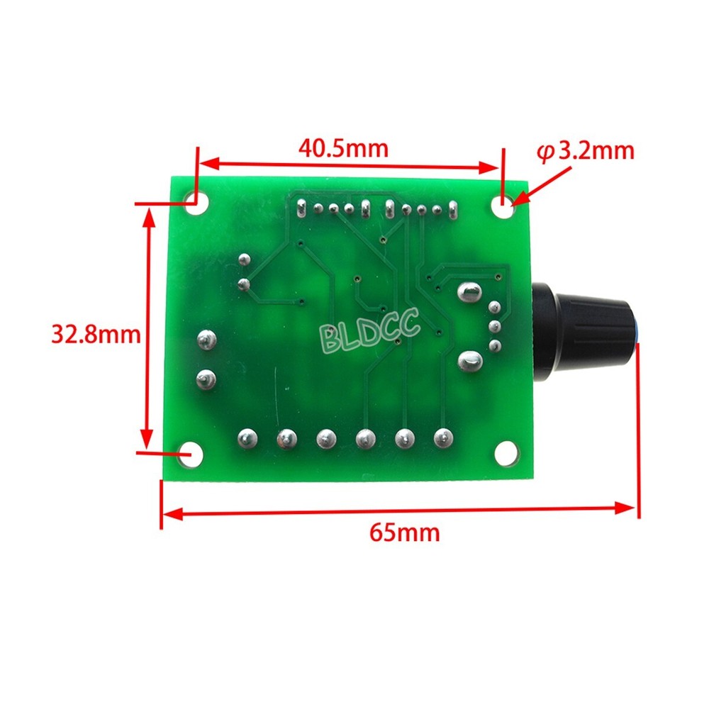 DC 12V/24V High-Frequency 20kHz BLDC PWM Speed Controller 8V-26V Speed Regulator