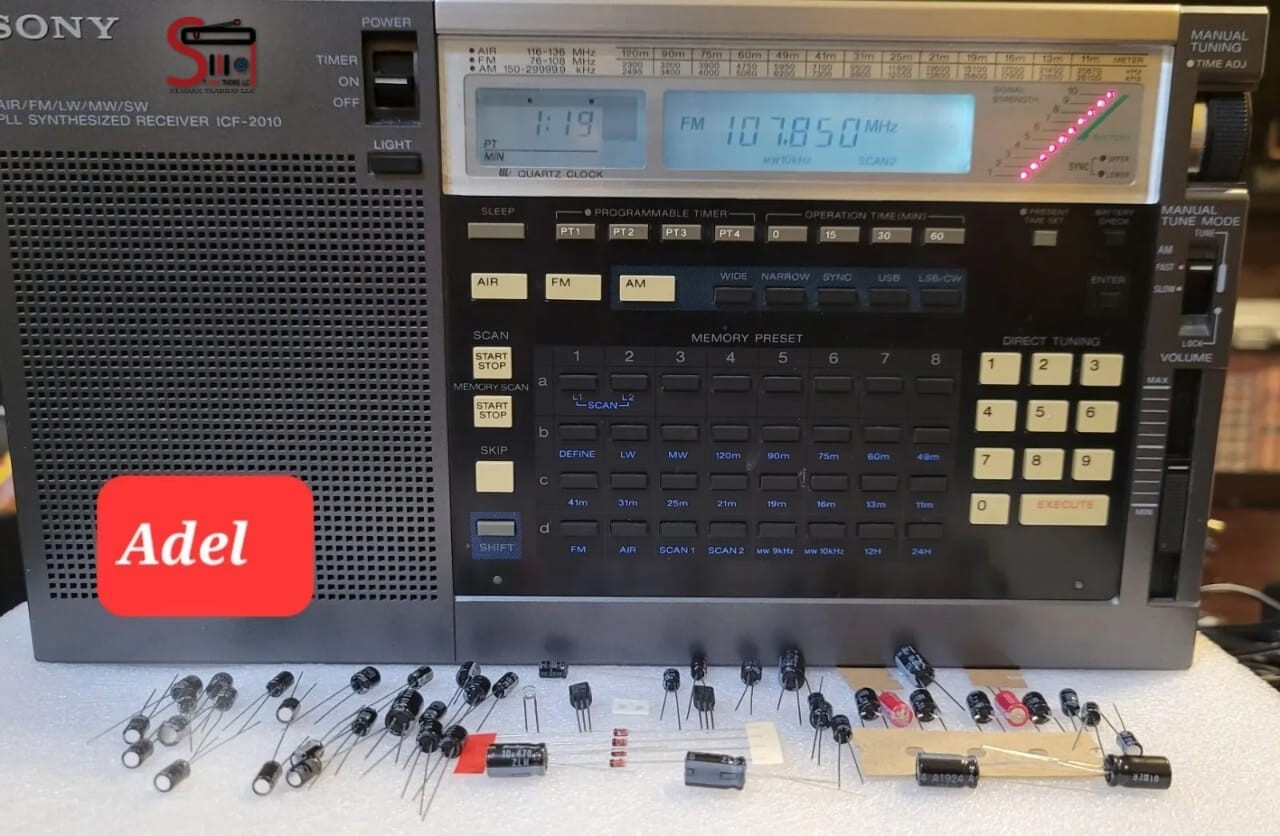 Sony ICF-2010 ICF-2001D Full Repair Kit + 2sk152  Made In Japan + Service Manual