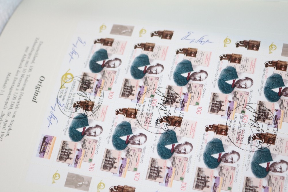 Jahre Deutsche 150 Years 3 Vol Book Set 1998 Germany Stamp Deutsche Post