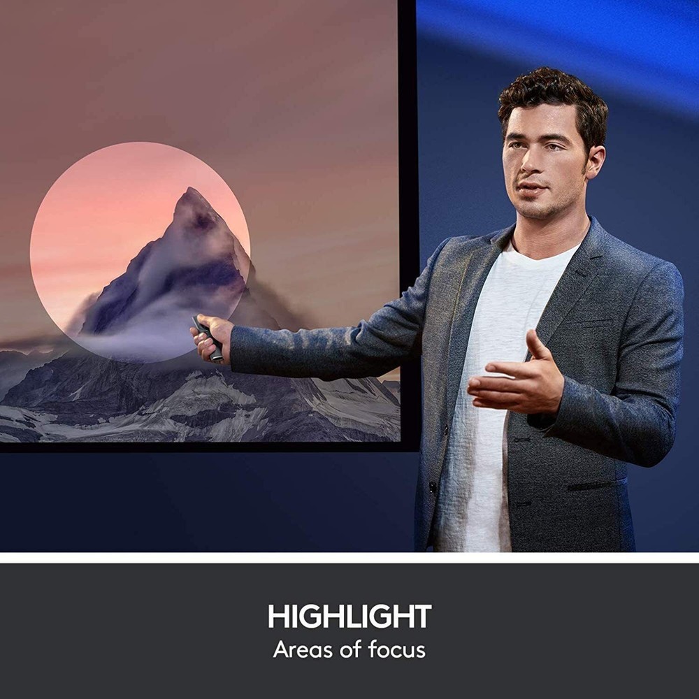 Logitech Spotlight Presentation Remote Presenter - Slate