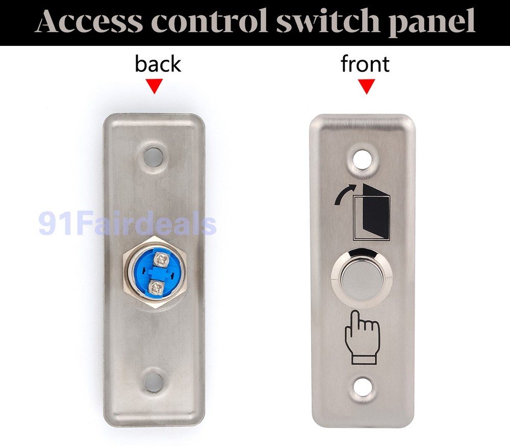 Electric Magnetic Lock Door Access Control System 2 Wireless Remote Controls Kit