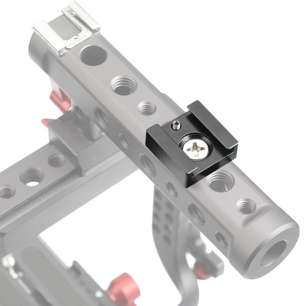 2 Pcs Camera Shoe Mount Adapter Multifunction Aluminum Alloy Cold Bracket