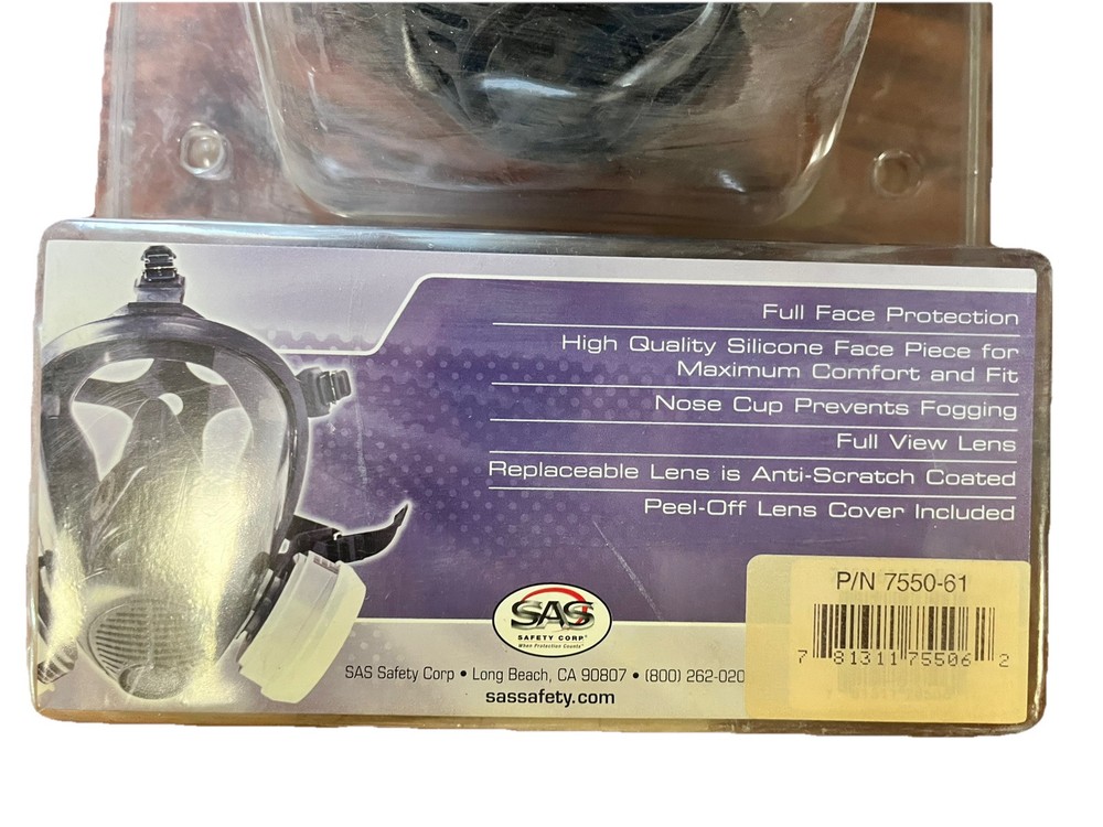 SAS Full Face Respirator 7550-61 Size Small