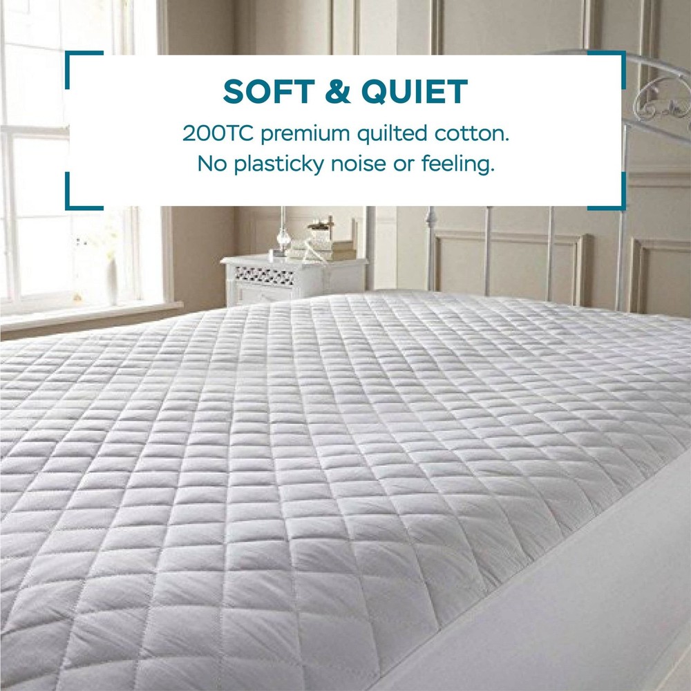 Waterproof Mattress Protector (California King), Premium with Four Layer Prot...