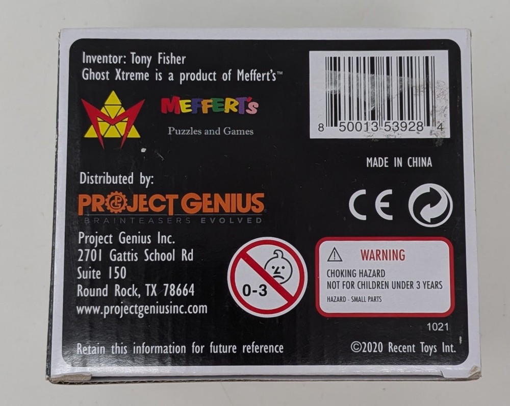 Ghost Cube Extreme - Meffert's Rotation Brain Teaser Puzzle - New