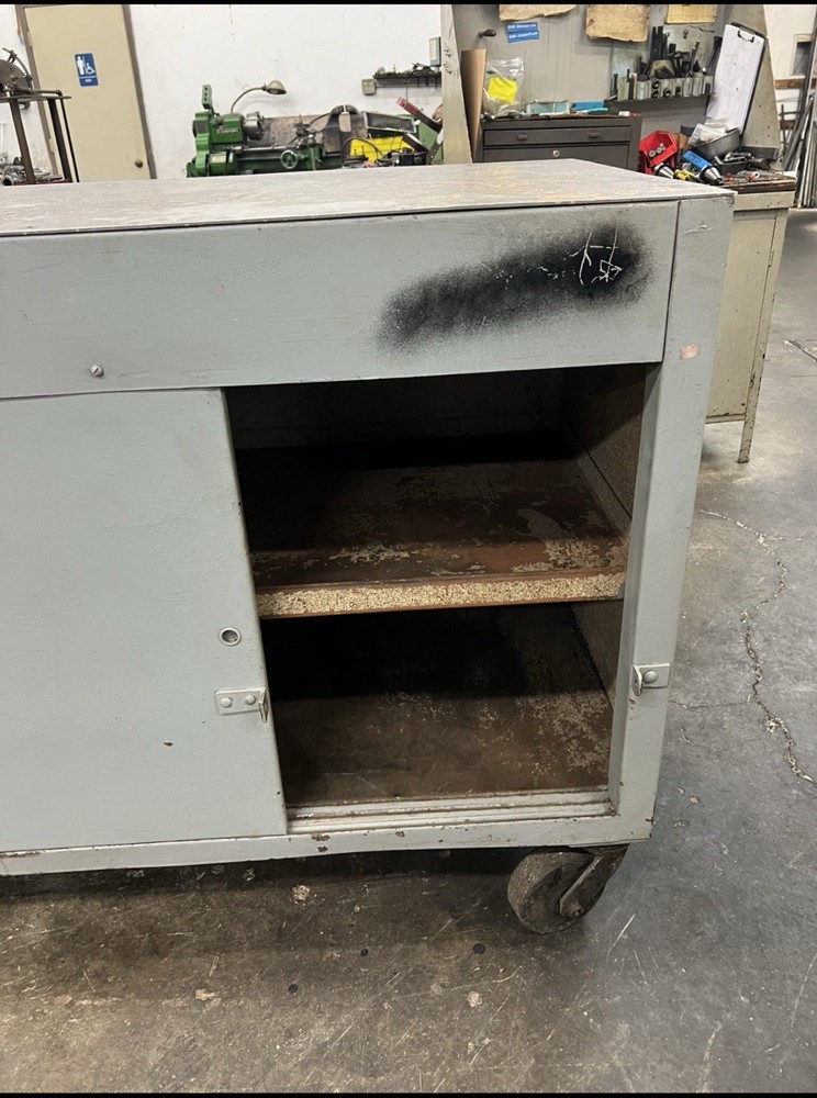 Rolling Workbench With Shelves