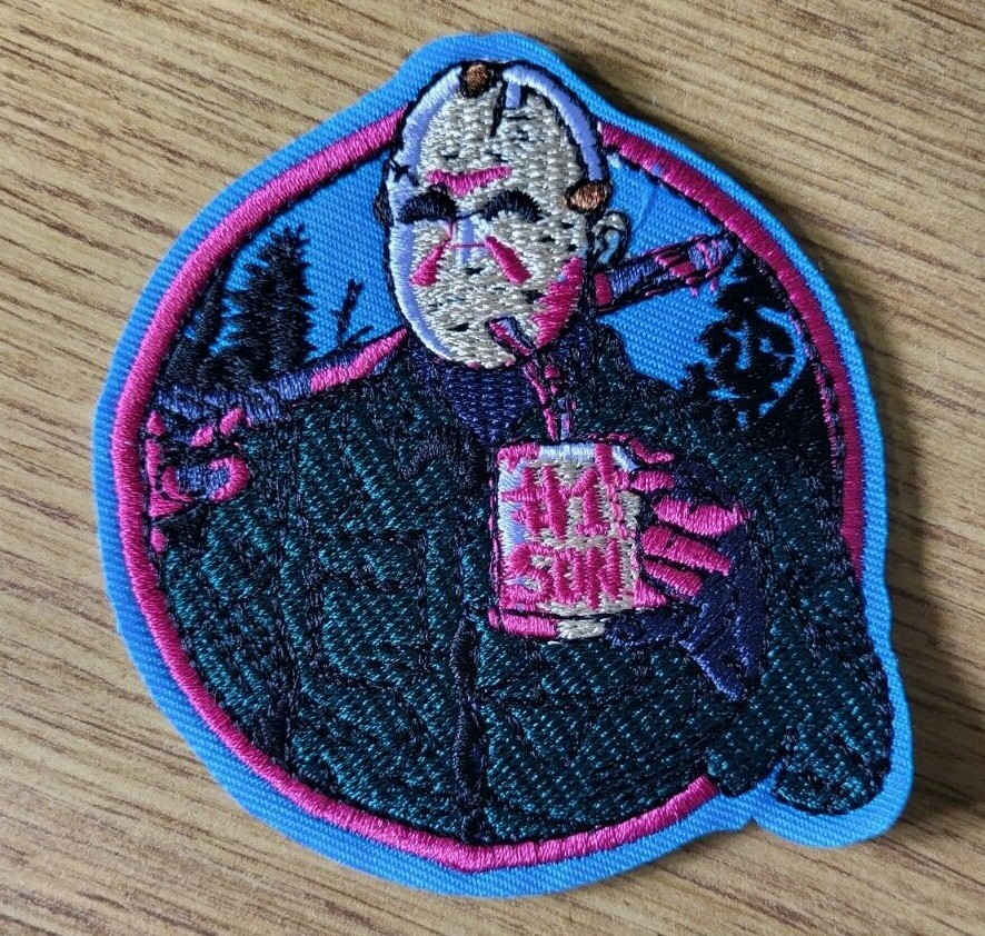 Friday The 13th Jason Voorhees Figure #1 Son Patch 3 1/4"