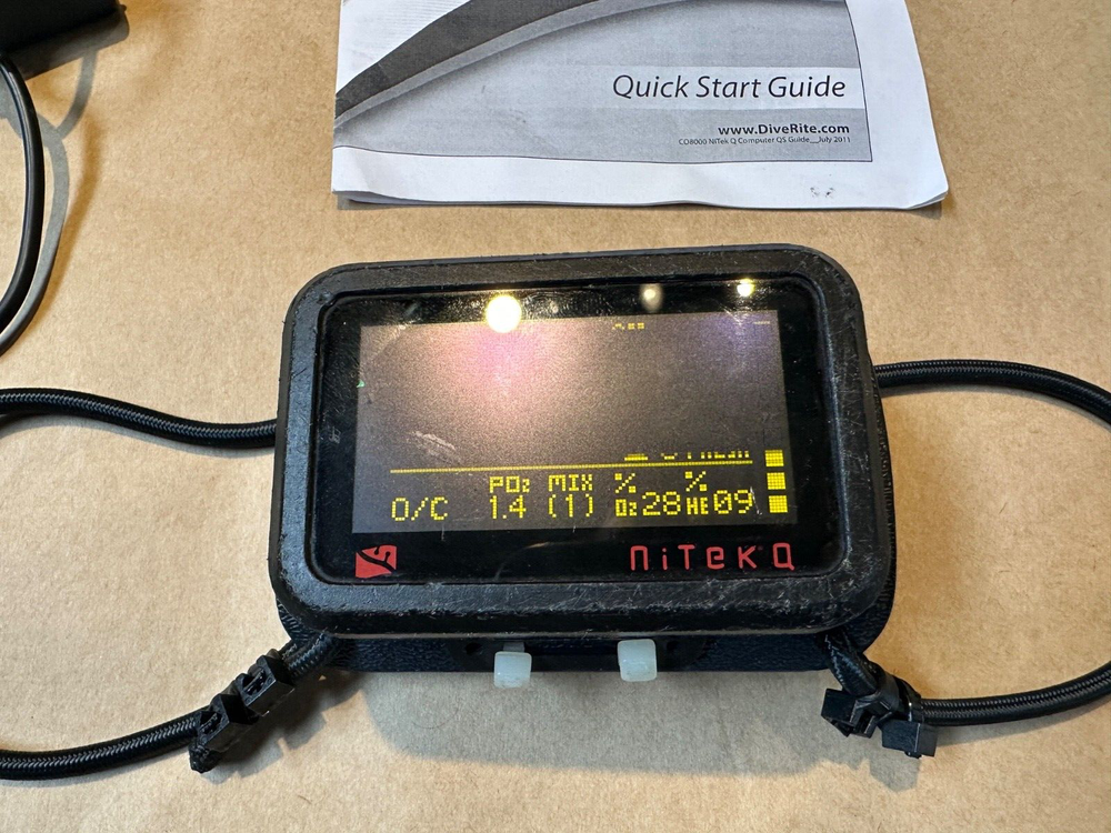 Dive Rite NiTek Q Techical Diving Computer Nitrox/Timix
