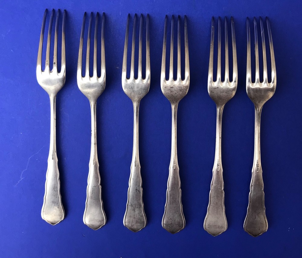 Forks silver 800 WMF Chippendale Pattern excellent condition