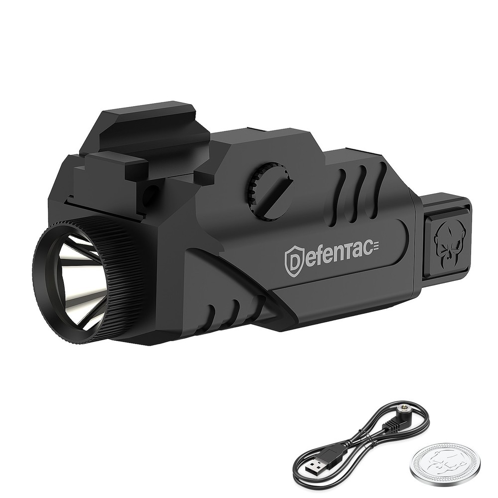 Tactical Flashlight Strobe Guns Light for Picatinny Rail Mounted Pistol Light