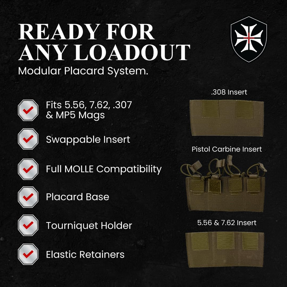 Modular Tactical Vest – 1000D Nylon, Quick Release, MOLLE, Adjustable | Training