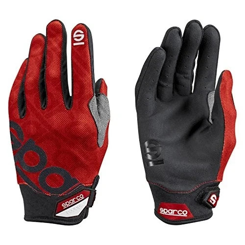 Sparco MECA 3 Mechanics Gloves Red Medium 002093RS2M