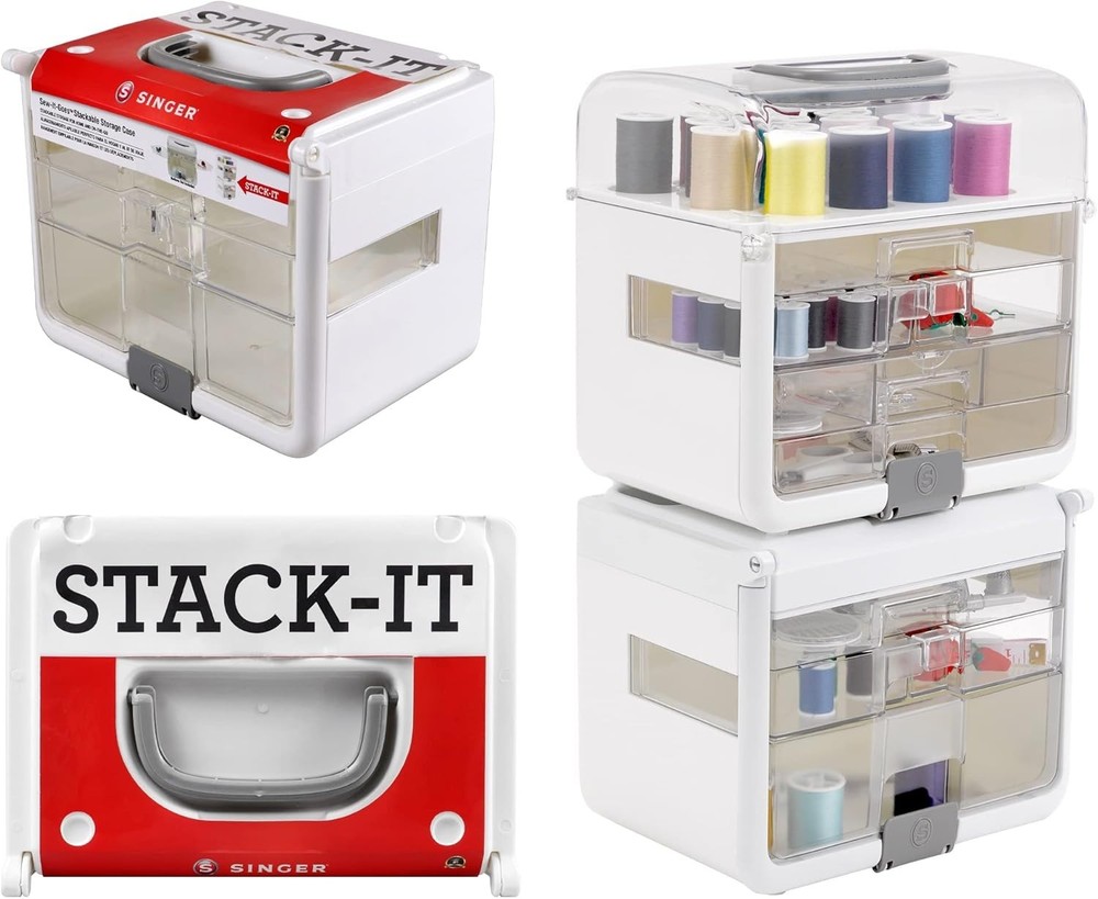 BRAND NEW SINGER SEW IT GOES STACKABLE STORAGE CASE