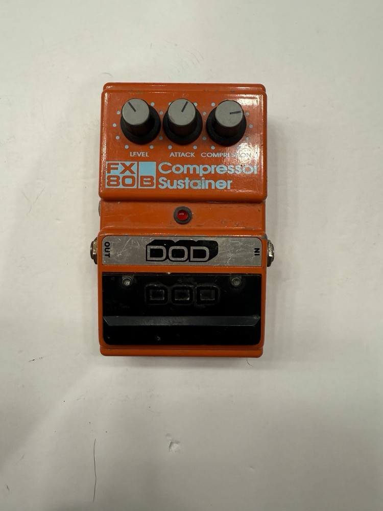 DOD Digitech FX80B Compressor Sustainer Vintage Guitar Effect Pedal *READ*