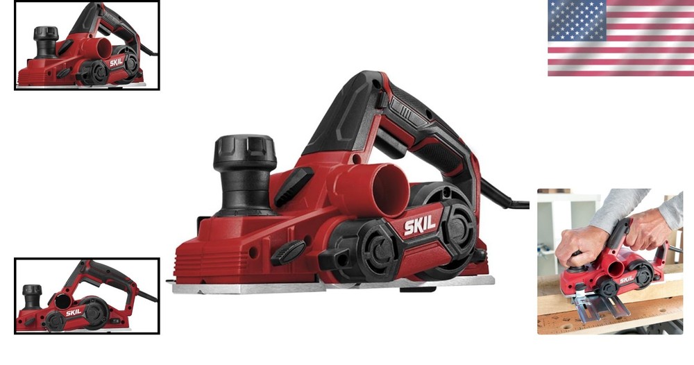 Electric Planer - 6.5 Amp 3-1/4" Corded
