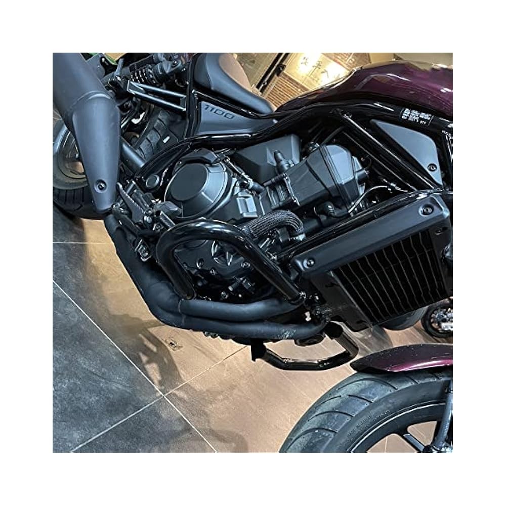 For Impact Absorbing Crash Bars, Durable Iron Construction for Motorcycle Frame