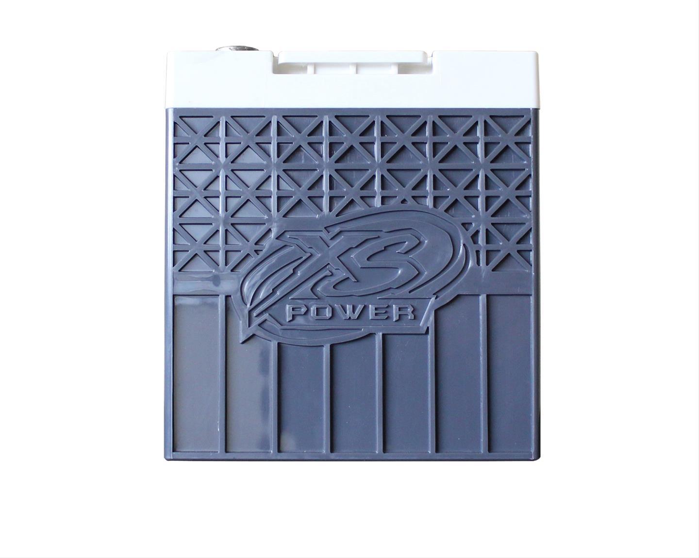 XS Power S1600 16V Lightweight AGM Battery with 3/8" Stud Terminal, Max 2000Amps